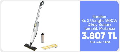 Karcher Sc 2 Upright 1600W Dikey Buharlı Temizlik Makinesi