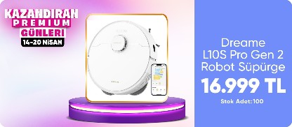 Dreame L10S Pro Gen 2 Robot Süpürge Beyaz