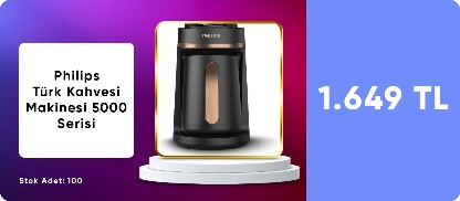 Philips Türk Kahvesi Makinesi 5000 Serisi HDA150/60 Siyah & Bakır