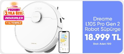 Dreame L10S Pro Gen 2 Robot Süpürge Beyaz