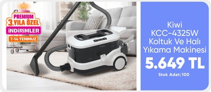 Kiwi KCC-4325W Koltuk Ve Halı Yıkama Makinesi