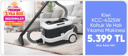 Kiwi KCC-4325W Koltuk Ve Halı Yıkama Makinesi