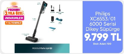 XC6553/01 Philips 6000 Serisi Dikey Süpürge