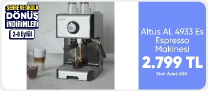 Altus AL 4933 Es Espresso Makinesi