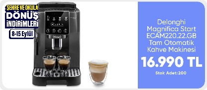 Delonghi Magnifica Start ECAM220.22.GB Tam Otomatik Kahve Makinesi