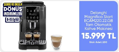 Delonghi Magnifica Start ECAM220.22.GB Tam Otomatik Kahve Makinesi