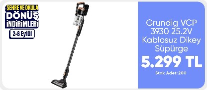 Grundig VCP 3930 25.2V Kablosuz Dikey Süpürge