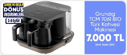 Grundıg TCM 7061 BIO Türk Kahvesi Makinesi