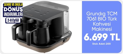 Grundıg TCM 7061 BIO Türk Kahvesi Makinesi