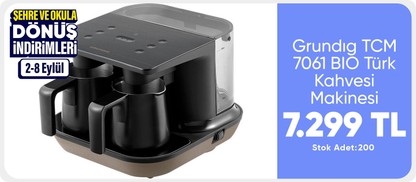 Grundıg TCM 7061 BIO Türk Kahvesi Makinesi