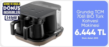 Grundıg TCM 7061 BIO Türk Kahvesi Makinesi