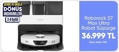 Roborock S7 Max Ultra Robot Süpürge