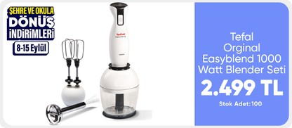 Tefal Orginal Easyblend 1000 Watt Blender Seti - Beyaz