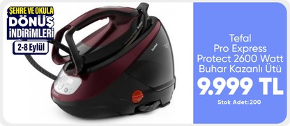 Tefal GV9230 Pro Express Protect Kırışıklık Giderici 2600 Watt Buhar Kazanlı Ütü -1830007725