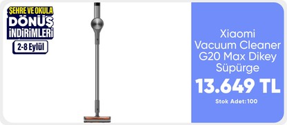 Xiaomi Vacuum Cleaner G20 Max Dikey Süpürge (Xiaomi Türkiye Garantili)