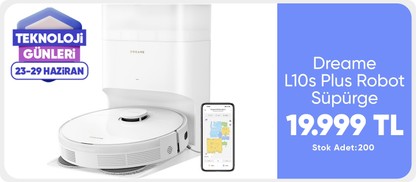 L10s Plus Robot Süpürge Beyaz