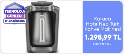 Karaca Hatır Neo Türk Kahve Makinesi Starlight
