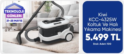 Kiwi KCC-4325W Koltuk Ve Halı Yıkama Makinesi
