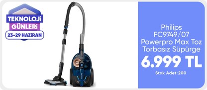 Philips FC9749/07 Powerpro Max Toz Torbasız Süpürge