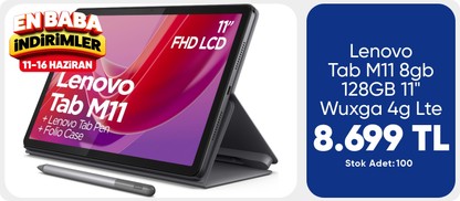 Lenovo Tab M11 8gb 128GB