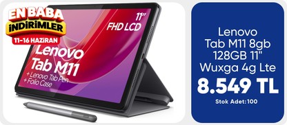 Lenovo Tab M11 8gb 128GB