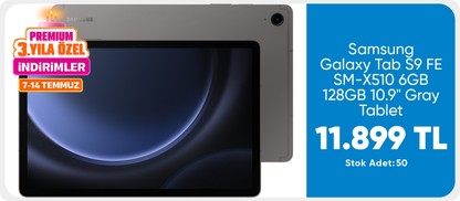 Samsung Galaxy Tab S9 FE SM-X510 6GB 128GB 10.9" Gray Tablet