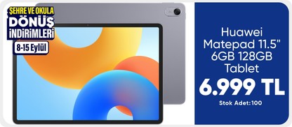 Huawei Matepad 11.5" 6GB 128GB Tablet - Uzay Grisi
