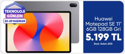 Huawei Matepad SE 11" 6GB 128GB Gri
