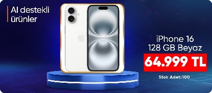 iPhone 16 128GB Beyaz