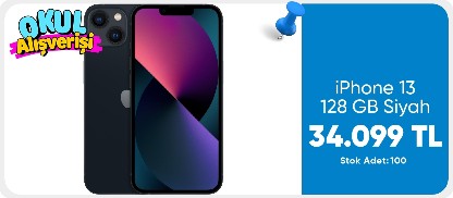 iPhone 13 128 GB Siyah