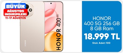 HONOR 400 5G 256 GB 8 GB Ram (Honor Türkiye Garantili) Çöl Sarısı