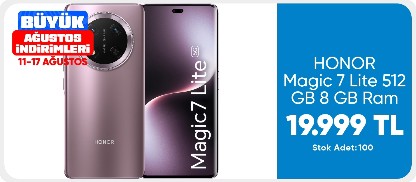 HONOR Magic 7 Lite 512 GB 8 GB Ram (Honor Türkiye Garantili) Mor