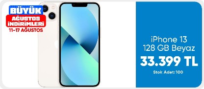 iPhone 13 128 GB Beyaz