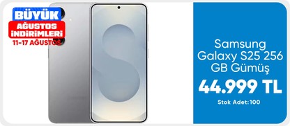 Samsung Galaxy S25 256 GB Gümüş
