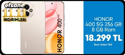 HONOR 400 5G 256 GB 8 GB Ram (Honor Türkiye Garantili) Çöl Sarısı