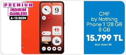 CMF by Nothing Phone 1 128 GB 8 GB (Nothing Türkiye Garantili) Turuncu