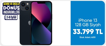 iPhone 13 128 GB Siyah