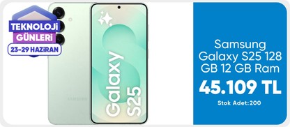 Samsung Galaxy S25 128 GB 12 GB Ram (Samsung Türkiye Garantili) Mint Yeşili