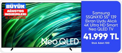 Samsung 55QNX1D 55" 139 Ekran Uydu Alıcılı 4K Ultra HD Smart Neo QLED TV