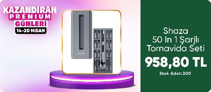 Shaza 50 In 1 Şarjlı Tornavida Seti
