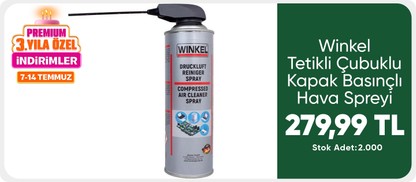 Winkel Tetikli Çubuklu Kapak Basınçlı Hava Spreyi Bilgisayar Laptop Elektronik Toz Alıcı Spray 500 ml