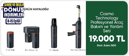 Cosmo Technology Profesyonel Araç Bakım ve Yardım Seti | Çok Amaçlı Otomobil Ekipmanları