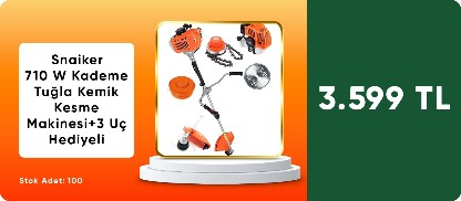 Snaiker Alman 6 Y-T Hp Yan Tipi Benzinli Motorlu Ot Çalı Tırpanı Çim Biçme Makinesi Tırpan + Canavar Başlık
