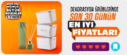 Dekorasyon Ürünlerinde Fırsatı Kaçırma