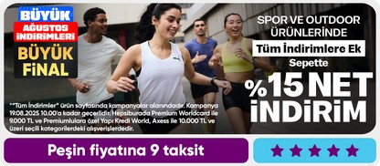 Spor outdoor %15 net indirim