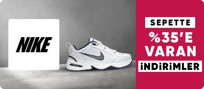 Nike ürünlerinde sepette %35'e varan indirim
