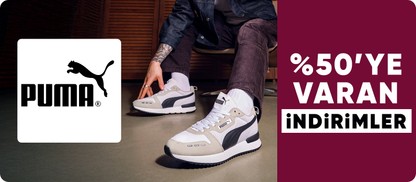 Puma ürünlerinde sepette %50'ye varan indirim