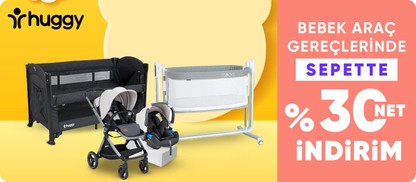Huggy Bebek Araç Gereçlerinde Sepette Net %30 İndirim