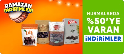 Ramazana Özel Hurmalarda %50'ye Varan İndirimler