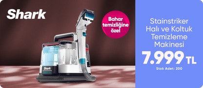 Bahar Temizliğine Özel Shark Stainstriker Halı ve Koltuk Temizleme Makinesi 7.999 tl